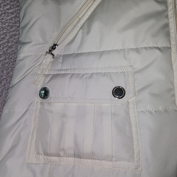 Cold Water Creek , White , Faux Fur , Vest Jacket - Picture 9 of 16